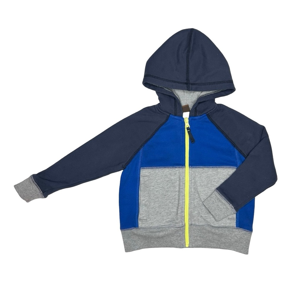 Tea Collection Colorblock Zip Hoodie